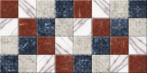 Natural stone background texture. Tile with natural marble texture. Element for interior design