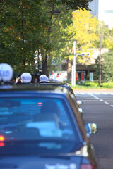 客待ちタクシー