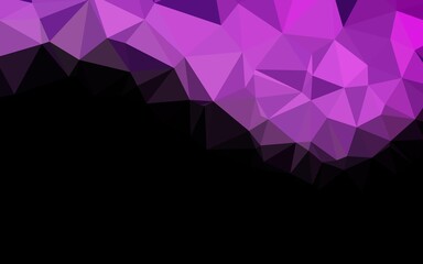 Light Purple vector polygon abstract layout.