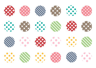 ドットを使った背景素材