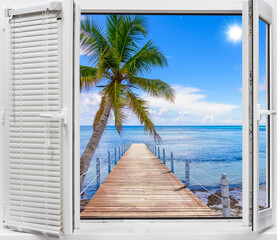 Ocean view window