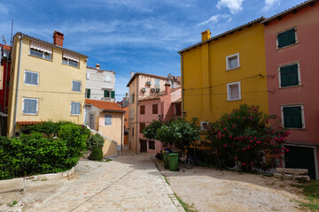 Fototapeta na wymiar architecture of Rovinj (Rovigno). Istria. Croatia.