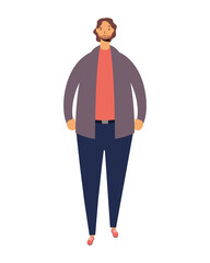 young man male avatar character