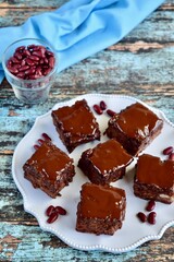 Kidney bean chocolate brownies. Vegan and gluten free