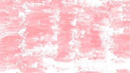 Obraz premium Abstract magenta shades aquarelle illustration. Watercolor canvas for creative grunge design, vintage cards, retro templates.Soft pastel pink watercolour background painted on white paper texture