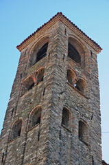 Fototapeta na wymiar Bobbio, l'Abbazia di San Colombano - Piacenza