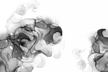 abstract dark gray alcohol ink minimalist background