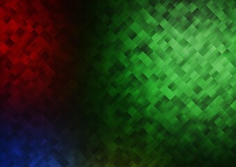 Dark Multicolor, Rainbow vector backdrop with rectangles, squares.