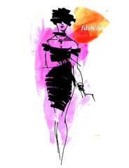 Cool look. Fashion. Fashion show