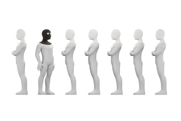 Thief 3d render different concept.