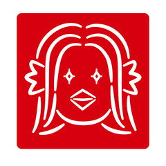 ハンコデザインのアマビエ