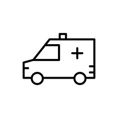 Medical car icon, Vector Illustration