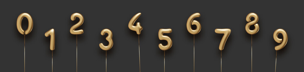 Set of isolated golden balloon numbers.