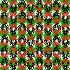 seamless pattern with flowers