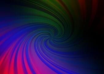 Dark Multicolor, Rainbow vector blurred bright background.
