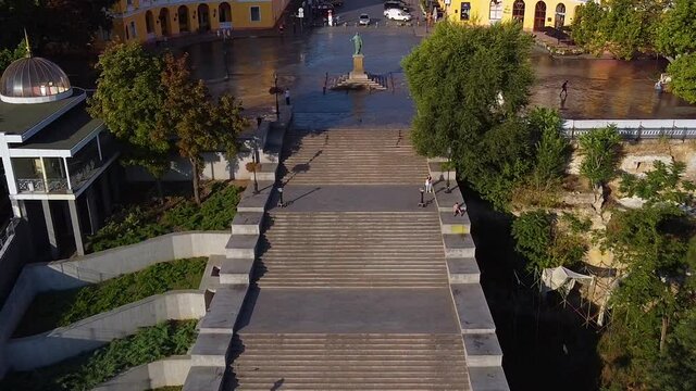 odessa ukraine: duke de richelieu monument