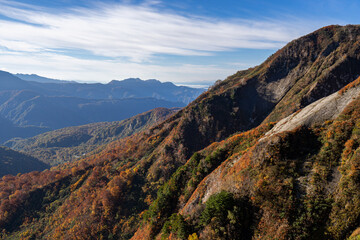 百名山に挑戦‼
秋の紅葉登山 (日本 - 新潟 - 雨飾山)