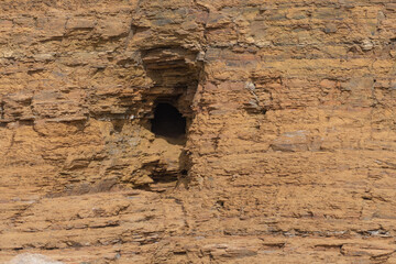 hole in cliff