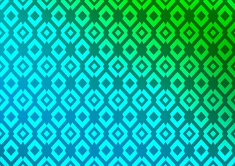Light Blue, Green vector template with crystals, rectangles.