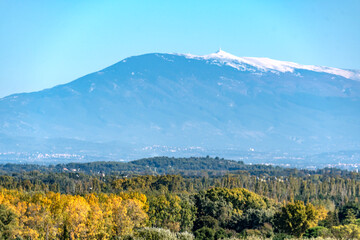 Mont Ventoux Depuis Les RempartsAvignon