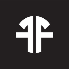 FF Logo Letter Vector IIlustration