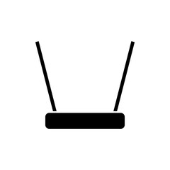 Swing icon, logo isolated on white background