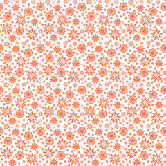 merry Christmas seamless snowflake pattern festive concept.