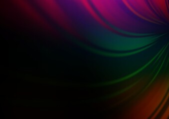 Dark Multicolor, Rainbow vector glossy abstract template.