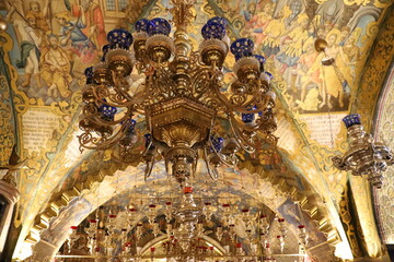 Fototapeta na wymiar Basílica del Santo Sepulcro, Iglesia de la Resurrección o Iglesia de la Anástasis 