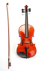 Obraz na płótnie Canvas Classic violin and bow