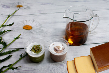 Snack and tea for the break