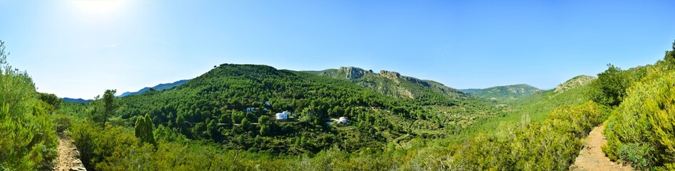Parque natural del Desierto de las palmas en Castellon de la plana