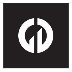 GD Logo Letter Vector Illustration