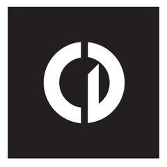 CD Logo Letter Vector Illustration