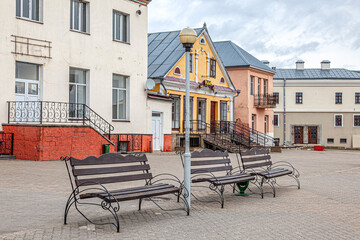 Republic of Belarus. The city of Navahrudak. Urban landscape