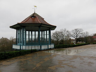 bandstand pavilion in the park