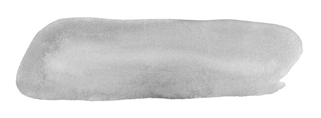 A grey oblong block drawn in watercolour with smooth edges. Ready-made frame for the design.