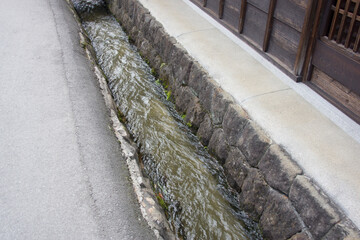 住宅街の生活排水路