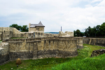 Fototapeta na wymiar Fortress of Suceava. The Citadel of Suceava. Romania