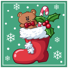 Nikolausstiefel - Vektor-Illustration