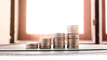 stack of coins