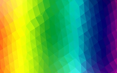 Obraz premium Light Multicolor, Rainbow vector abstract polygonal texture.