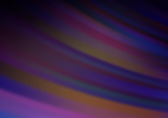 Fototapeta premium Dark Purple vector texture with colored lines.