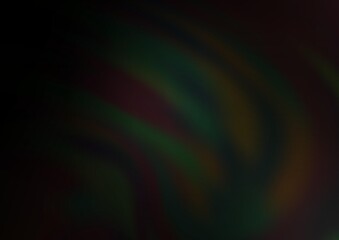 Dark Black vector bokeh template.