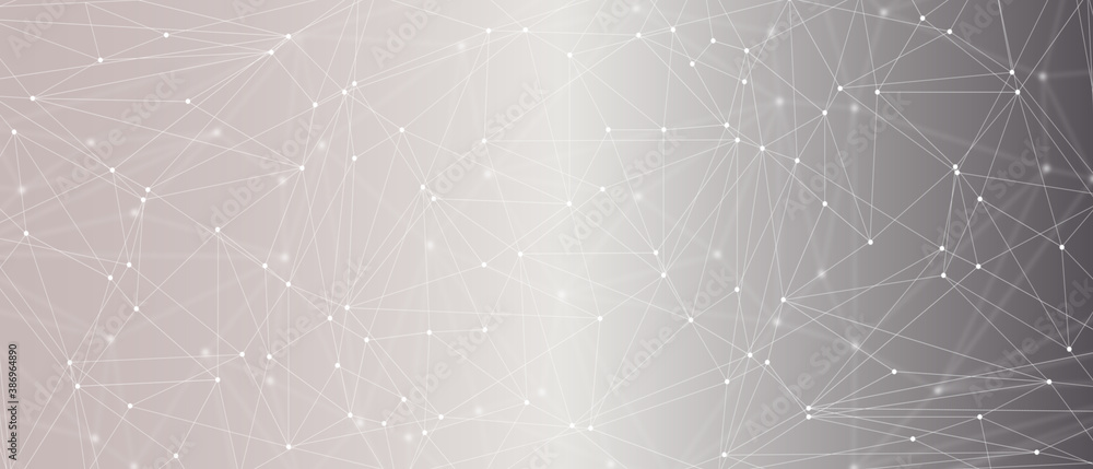 Poster network connection abstract background
