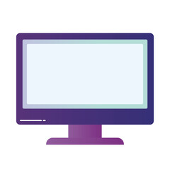 digital computer icon vector design