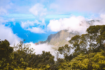Na Pali Coast State Wilderness Park, Kalalau Valley, Kauai, Hawaii
