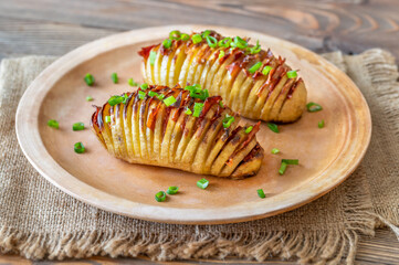 Hasselback potatoes