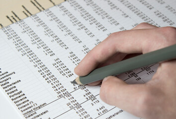 Pen on the contract papers