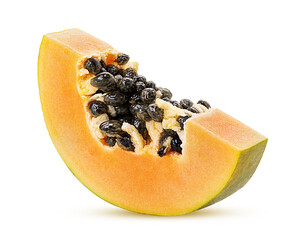 Sweet papaya slice
